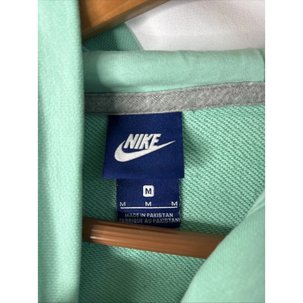 Nike Sportswear Women's M‎ Full Zip Up Hoodie Mint Green Athletics Sweatshirt